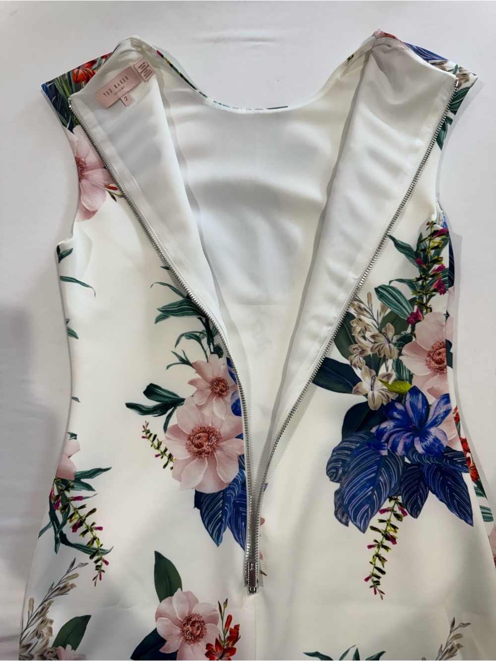 Ted Baker Sharley Jamboree Floral Midi Dress Size 2 - Picture 7 of 12